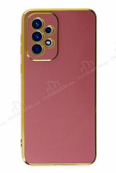 Eiroo Borderline Samsung Galaxy A33 5G Kamera Korumalı Kırmızı Silikon Kılıf - Eiroo