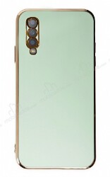 Eiroo Borderline Samsung Galaxy A70 Kamera Korumalı Yeşil Silikon Kılıf - Eiroo