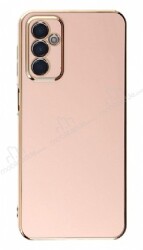 Eiroo Borderline Samsung Galaxy M13 Kamera Korumalı Pembe Silikon Kılıf - Eiroo