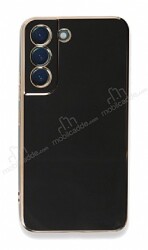 Eiroo Borderline Samsung Galaxy S22 Plus 5G Kamera Korumalı Siyah Silikon Kılıf - Eiroo