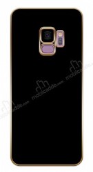 Eiroo Borderline Samsung Galaxy S9 Kamera Korumalı Siyah Silikon Kılıf - Eiroo