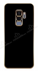 Eiroo Borderline Samsung Galaxy S9 Plus Kamera Korumalı Siyah Silikon Kılıf - Eiroo