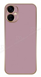 Eiroo Borderline Tecno Spark 9T Kamera Korumalı Mor Silikon Kılıf - Eiroo