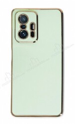 Eiroo Borderline Xiaomi 11T Kamera Korumalı Yeşil Silikon Kılıf - Eiroo