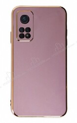 Eiroo Borderline Xiaomi Mi 10T /10T Pro Kamera Korumalı Mor Silikon Kılıf - Eiroo