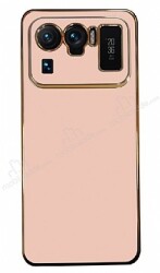 Eiroo Borderline Xiaomi Mi 11 Ultra Kamera Korumalı Pembe Silikon Kılıf - Eiroo