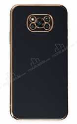 Eiroo Borderline Xiaomi Poco X3 Kamera Korumalı Siyah Silikon Kılıf - Eiroo