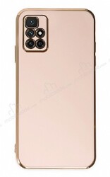 Eiroo Borderline Xiaomi Redmi 10 Kamera Korumalı Pembe Silikon Kılıf - Eiroo