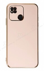 Eiroo Borderline Xiaomi Redmi 10A Kamera Korumalı Pembe Silikon Kılıf - Eiroo