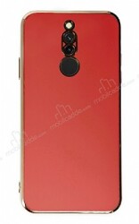 Eiroo Borderline Xiaomi Redmi 8 Kamera Korumalı Kırmızı Silikon Kılıf - Eiroo