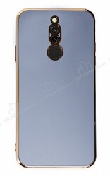 Eiroo Borderline Xiaomi Redmi 8 Kamera Korumalı Mavi Silikon Kılıf - Eiroo