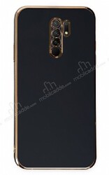 Eiroo Borderline Xiaomi Redmi 9 Kamera Korumalı Siyah Silikon Kılıf - Eiroo