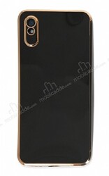 Eiroo Borderline Xiaomi Redmi 9A Kamera Korumalı Siyah Silikon Kılıf - Eiroo