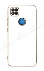 Eiroo Borderline Xiaomi Redmi 9C Kamera Korumalı Beyaz Silikon Kılıf - Eiroo