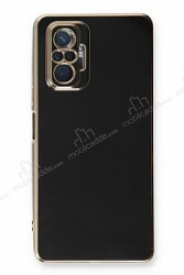 Eiroo Borderline Xiaomi Redmi Note 10 Pro Kamera Korumalı Siyah Silikon Kılıf - Eiroo