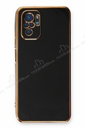 Eiroo Borderline Xiaomi Redmi Note 10S Kamera Korumalı Siyah Silikon Kılıf - Eiroo