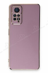 Eiroo Borderline Xiaomi Redmi Note 11 Kamera Korumalı Mor Silikon Kılıf - Eiroo