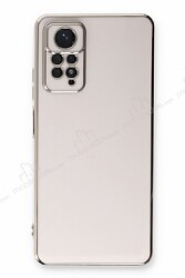 Eiroo Borderline Xiaomi Redmi Note 11 Pro Kamera Korumalı Beyaz Silikon Kılıf - Eiroo