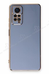 Eiroo Borderline Xiaomi Redmi Note 11 Pro Kamera Korumalı Mavi Silikon Kılıf - Eiroo