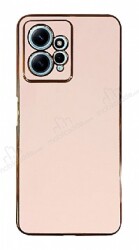 Eiroo Borderline Xiaomi Redmi Note 12 4G Kamera Korumalı Pembe Silikon Kılıf - Eiroo