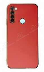 Eiroo Borderline Xiaomi Redmi Note 8 Kamera Korumalı Kırmızı Silikon Kılıf - Eiroo