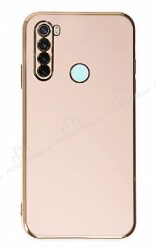 Eiroo Borderline Xiaomi Redmi Note 8 Kamera Korumalı Pembe Silikon Kılıf - Eiroo