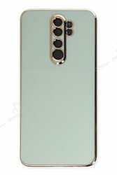 Eiroo Borderline Xiaomi Redmi Note 8 Pro Kamera Korumalı Yeşil Silikon Kılıf - Eiroo