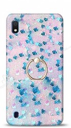 Eiroo Bright Samsung Galaxy A10 Sulu Simli Mavi Silikon Kılıf - Eiroo