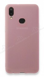 Eiroo Frosty Samsung Galaxy A10S Pembe Silikon Kılıf - Eiroo