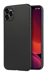 Eiroo Ghost Thin iPhone 11 Pro Max Ultra İnce Siyah Rubber Kılıf - 1