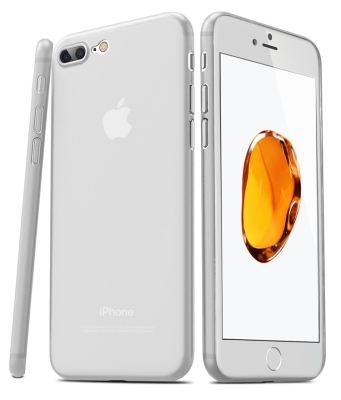 Eiroo Ghost Thin iPhone 7 Plus / 8 Plus Ultra İnce Şeffaf Rubber Kılıf - 1