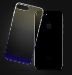 Eiroo Gradient iPhone X / XS Geçişli Pembe Rubber Kılıf - 4