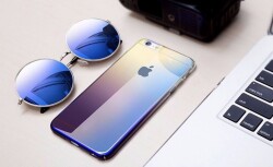 Eiroo Gradient iPhone X / XS Geçişli Pembe Rubber Kılıf - 8