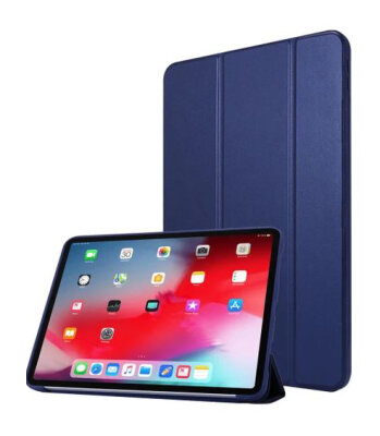 Eiroo iPad Pro 11 2020 Kapaklı Lacivert Kılıf - Eiroo