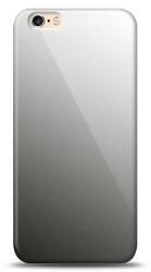 Eiroo iPhone 6 Plus / 6S Plus Silikon Kenarlı Aynalı Siyah Kılıf - Eiroo