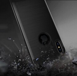 Eiroo Iron Shield iPhone X / XS Ultra Koruma Gold Kılıf - 2