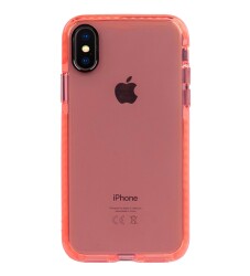 Eiroo Jelly iPhone X / XS Kırmızı Silikon Kılıf - 1