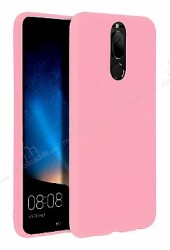 Eiroo Lansman Huawei Mate 10 Lite Pembe Silikon Kılıf - Eiroo