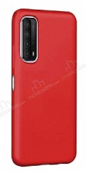 Eiroo Lansman Huawei P smart 2021 Kırmızı Silikon Kılıf - Eiroo