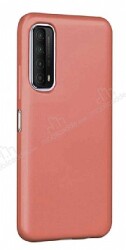 Eiroo Lansman Huawei P smart 2021 Pembe Silikon Kılıf - Eiroo