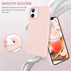 Eiroo Lansman iPhone 12 / iPhone 12 Pro 6.1 inç Sarı Silikon Kılıf - 2