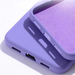 Eiroo Lansman iPhone 12 Mini 5.4 inç Gri Silikon Kılıf - 4