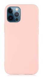 Eiroo Lansman iPhone 12 Pro Max 6.7 inç Pembe Silikon Kılıf - 1