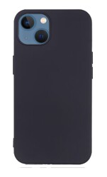 Eiroo Lansman iPhone 13 Siyah Silikon Kılıf - 1