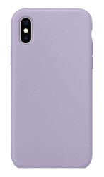 Eiroo Lansman iPhone X / XS Lila Silikon Kılıf - 1