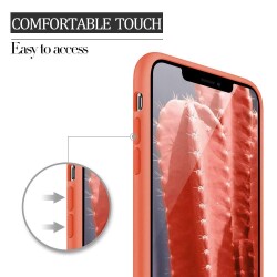 Eiroo Lansman iPhone XR Mavi Silikon Kılıf - 2