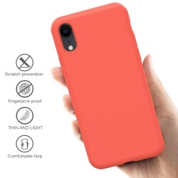 Eiroo Lansman iPhone XR Mavi Silikon Kılıf - 3
