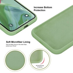 Eiroo Lansman iPhone XR Mavi Silikon Kılıf - 4