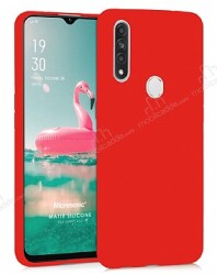 Eiroo Lansman Oppo A31 Kırmızı Silikon Kılıf - Eiroo