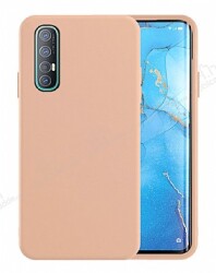 Eiroo Lansman Oppo Reno3 Pro Pembe Silikon Kılıf - Eiroo
